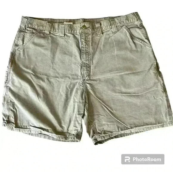 Carhartt Cargo Rugged Flex Relaxed Fit Canvas Work Short Size 44 Carpenter - Picture 1 of 7